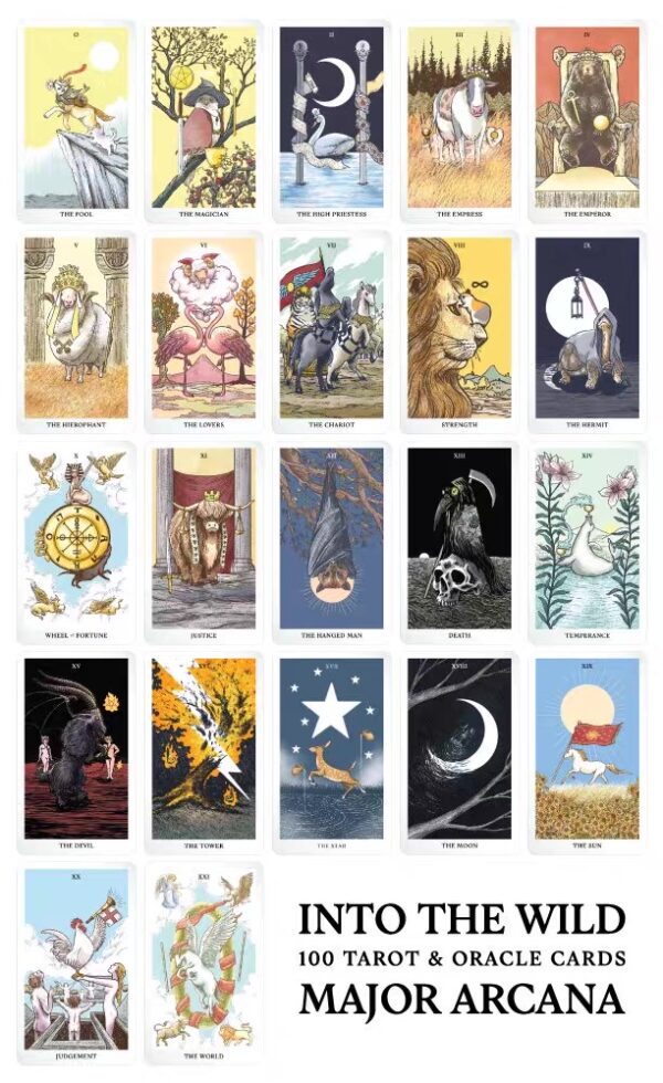 Into the Wild Tarot 塔羅牌 + 神喻卡 100張 - Image 18