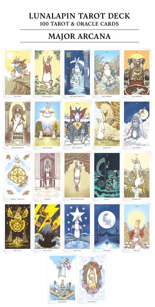 Lunalapin Tarot 可愛兔仔塔羅牌 + 神喻卡 100張 - Image 20
