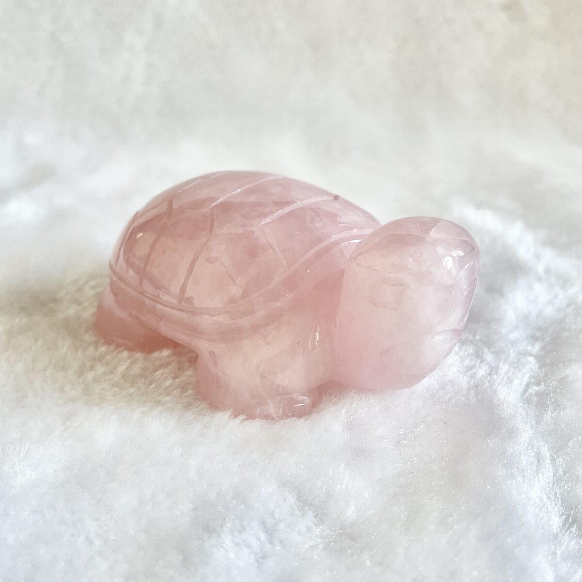 烏龜粉晶擺件 68.9 x 41.2 x 27.3mm