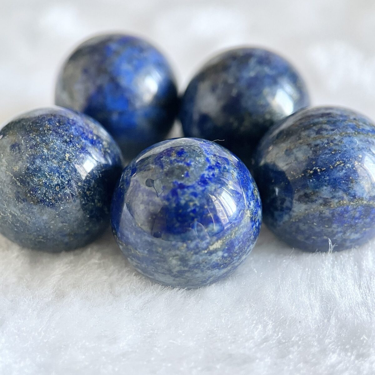 20mm 水晶球一粒 - 青金石