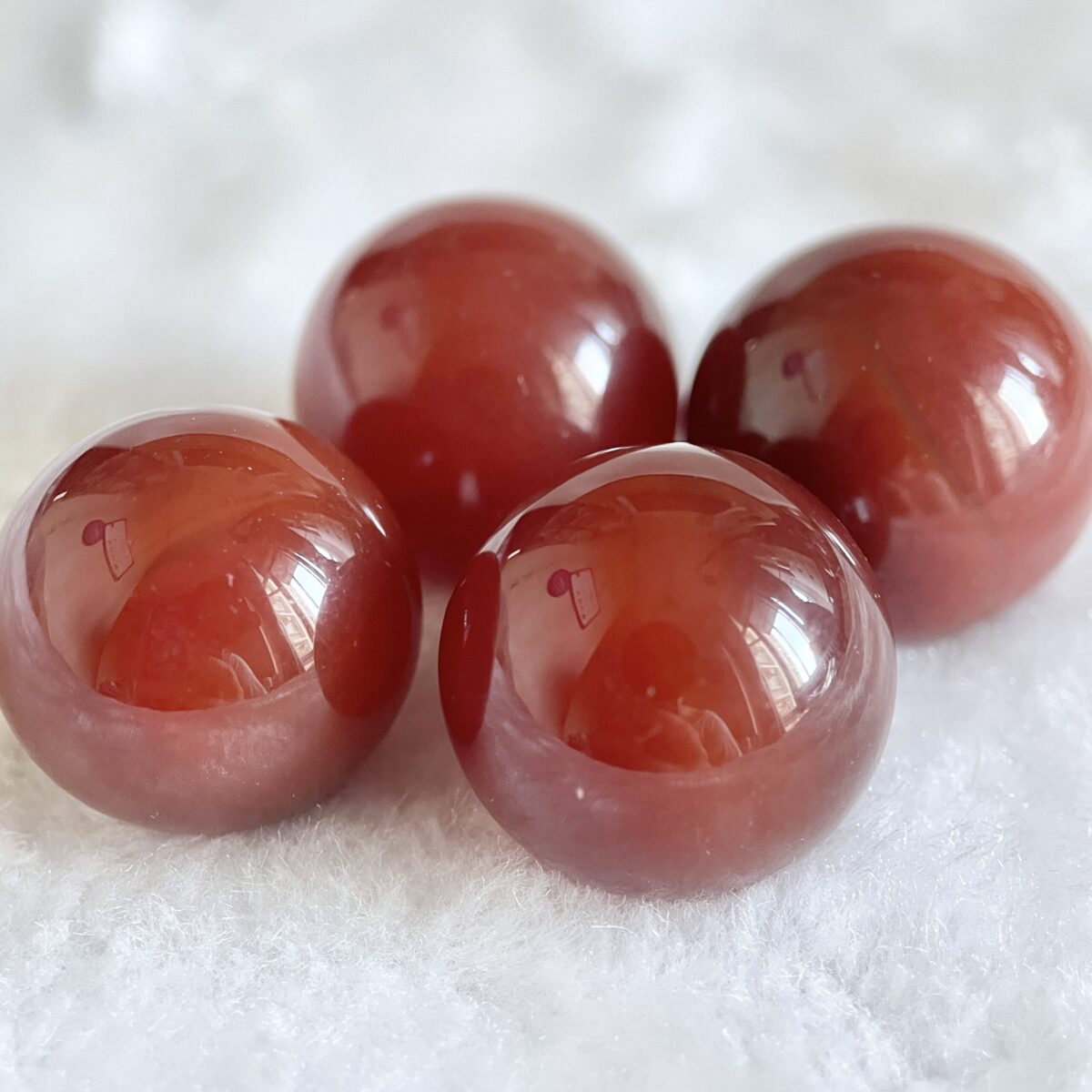 20mm 水晶球一粒 - 紅瑪瑙