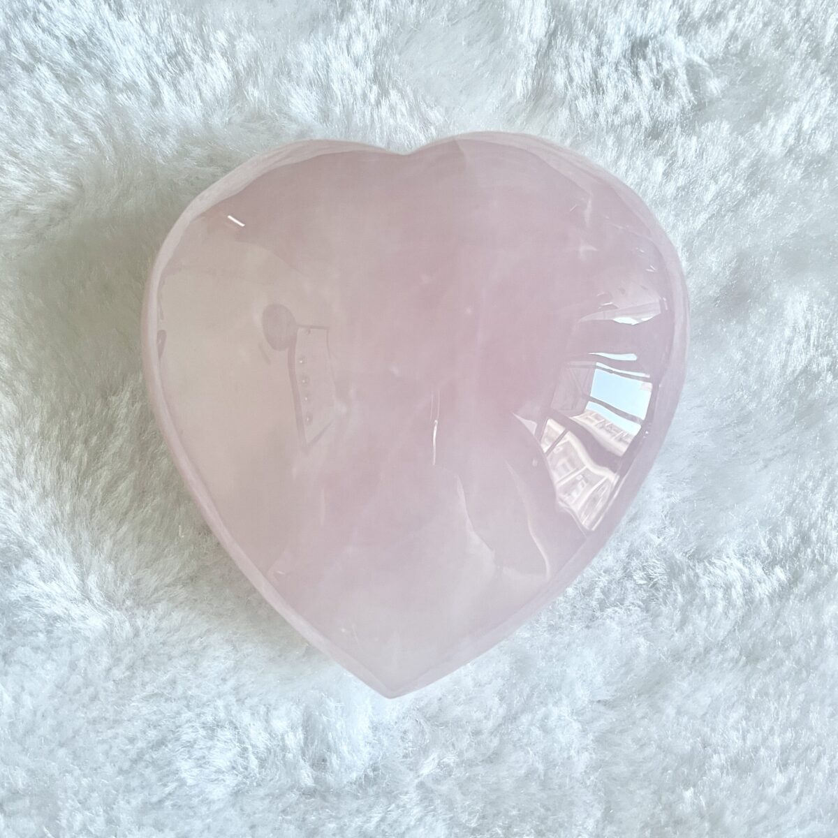 心形粉晶擺件 64.6 x 61.6 x 29.8mm